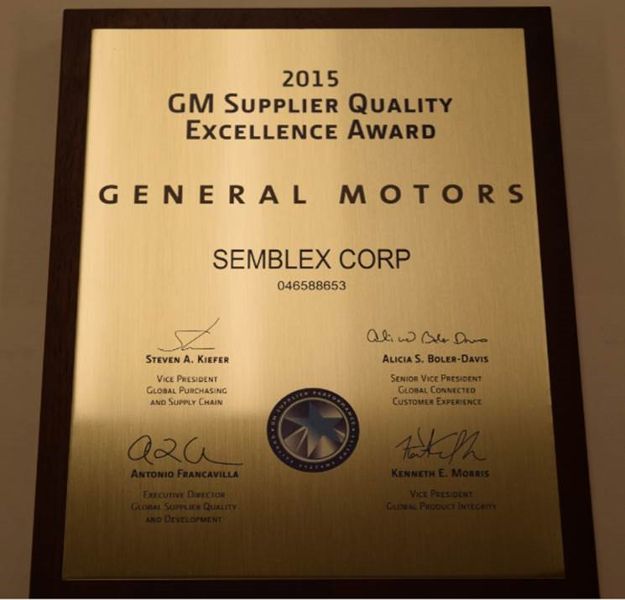 GM quality Award