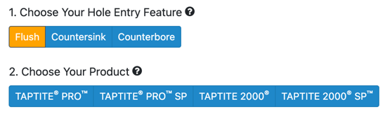 Interactive calculator AL Cored Hole
