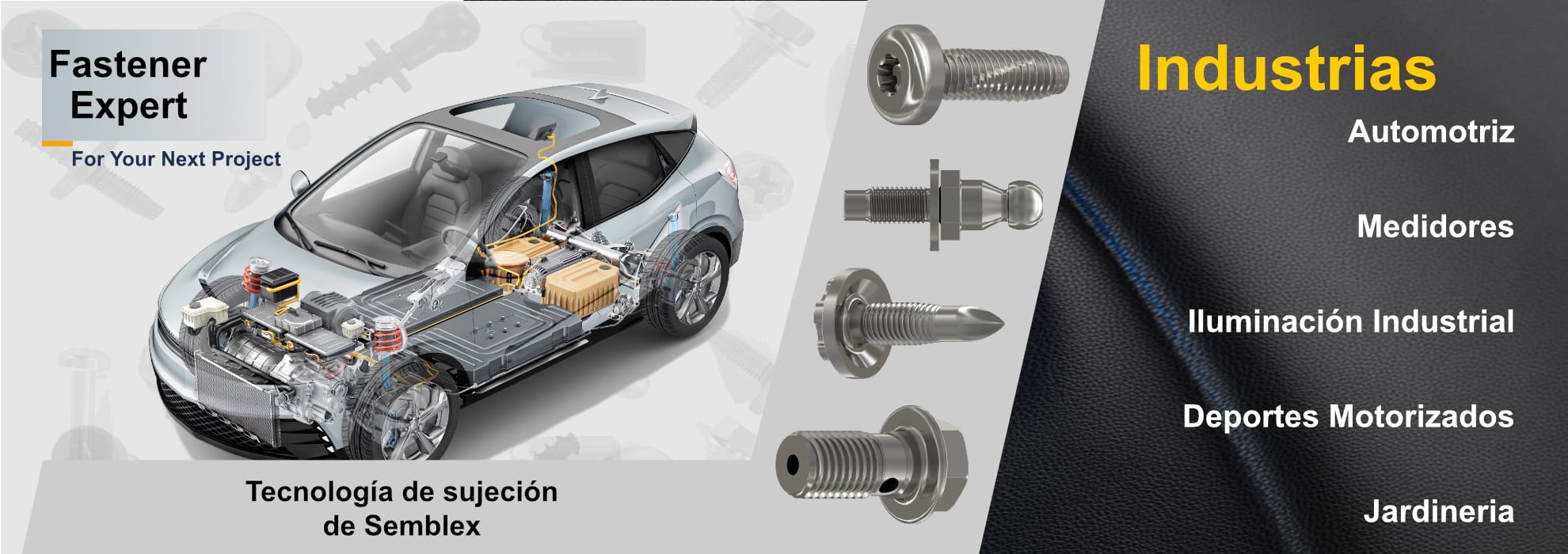 fasteners for electric trucks and automobiles