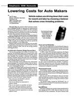 MAThread Lowering Costs for Auto Makers Article