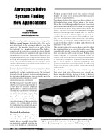 Aerospace Drive System Finding New Applications Article