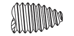 TAPTITE 2000® CA™ Non-Cut Off Style Truncated Point